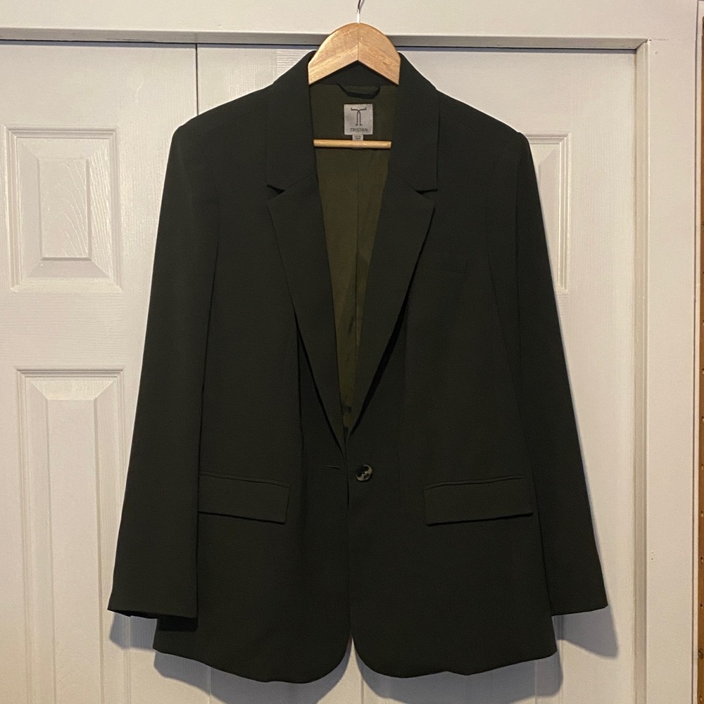 Dark Green Blazer 👩‍💼
